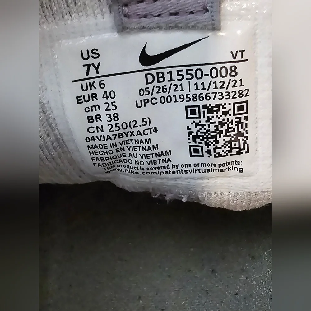 NIKE AIR VAPORMAX FLYKNIT 2021 ☆ Platinum Mint ☆ Size 7 Youth or 8.5 US Womens - Picture 5 of 9